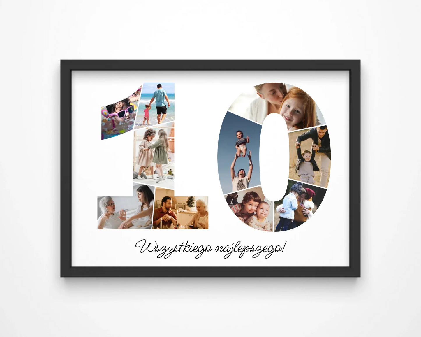 Personalizowany kolaż zdjęć na 10 urodziny – wyjątkowy prezent (10–19)