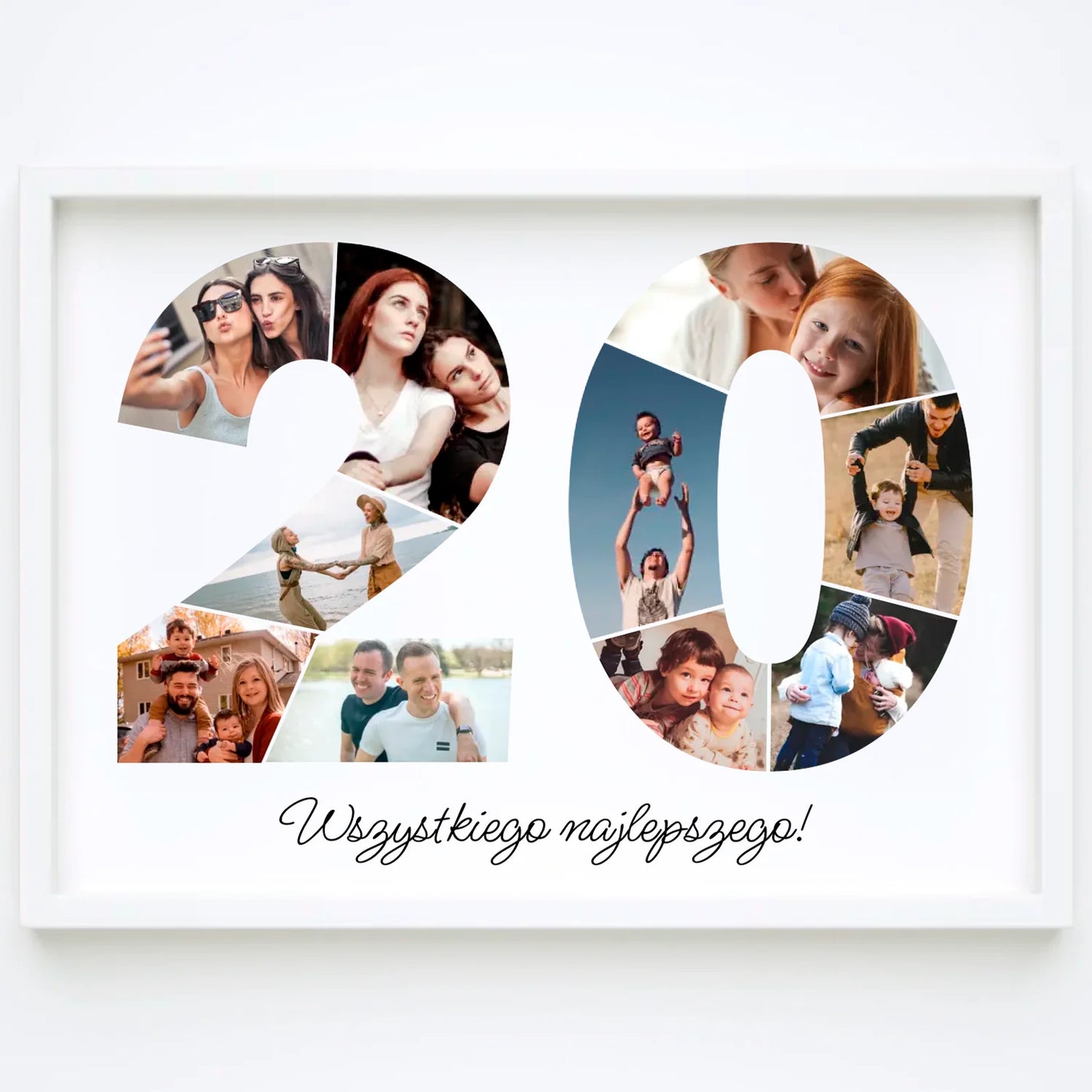 Personalizowany kolaż zdjęć na 20 urodziny – wyjątkowy prezent (20–29)