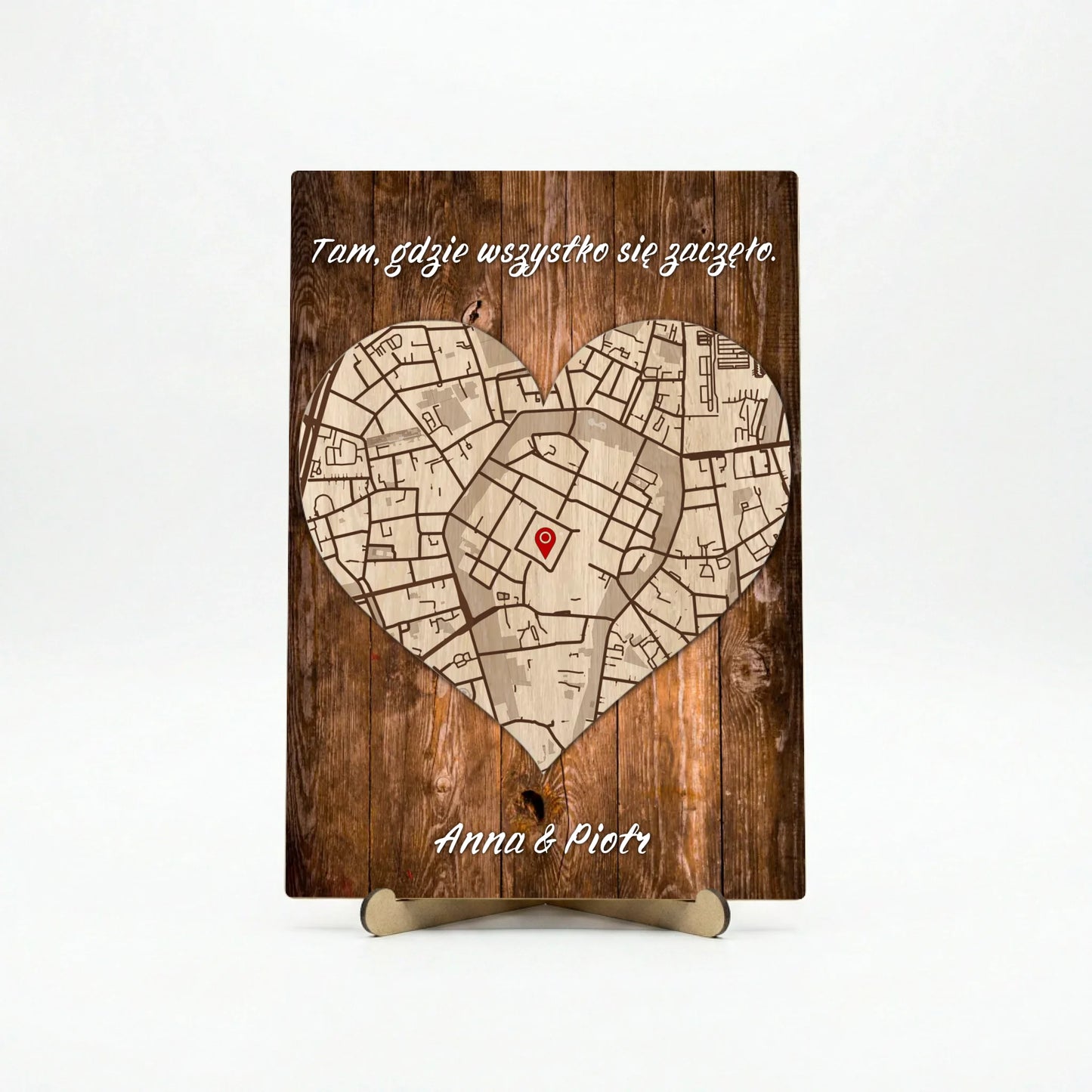 asztali disz mockup álló