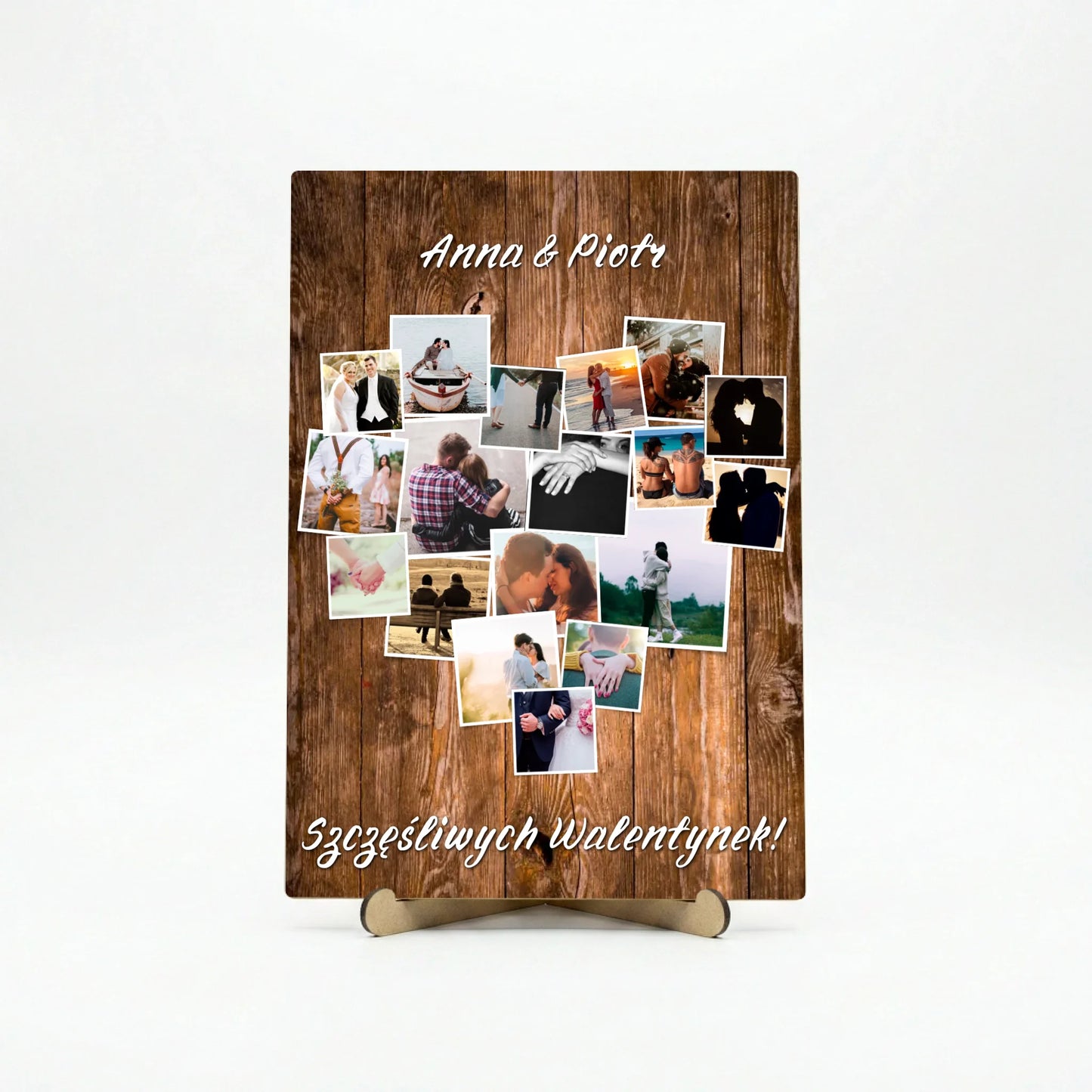 asztali disz mockup álló