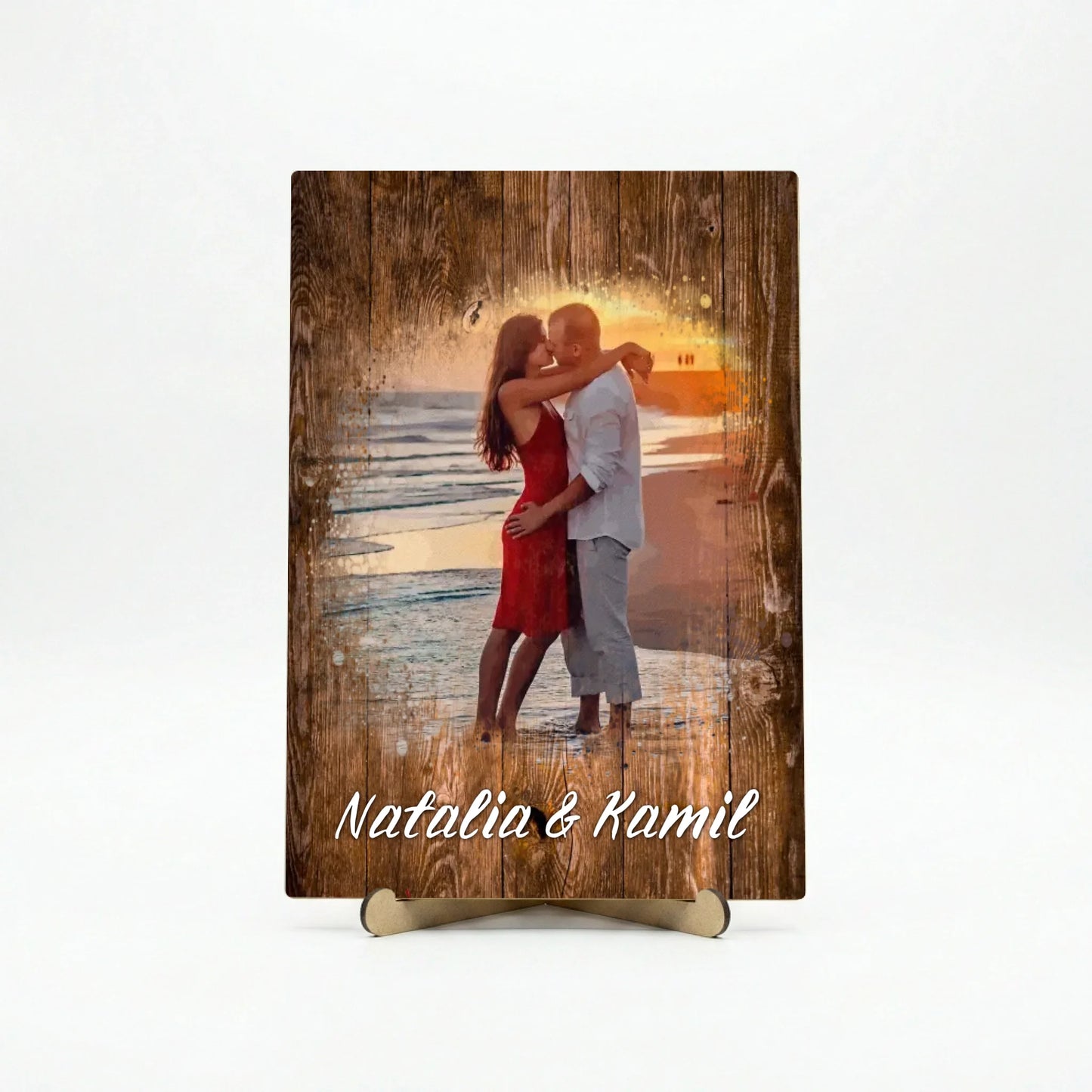 asztali disz mockup álló