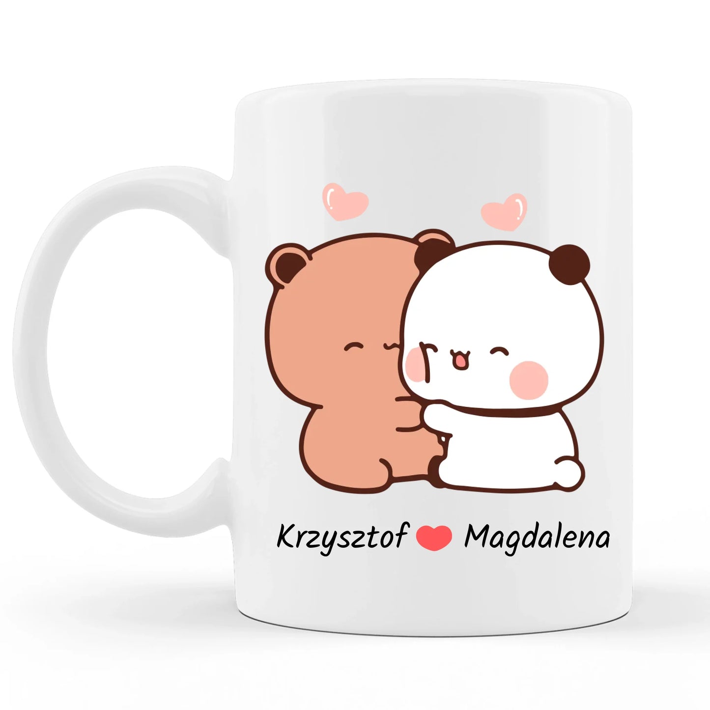 Rocznicowy personalizowany kubek – urocze misie