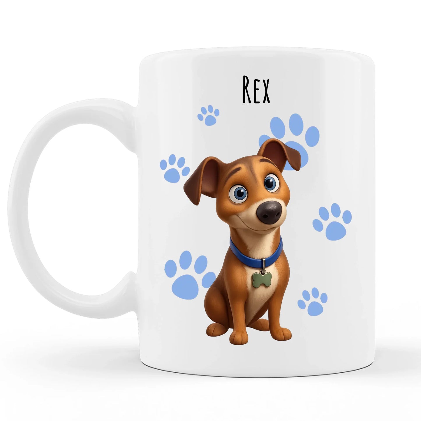 Kubek z unikalnymi postaciami w stylu kreskówki