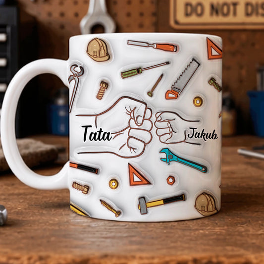 Kubek dla Taty z Narzędziami – Efekt 3D #2