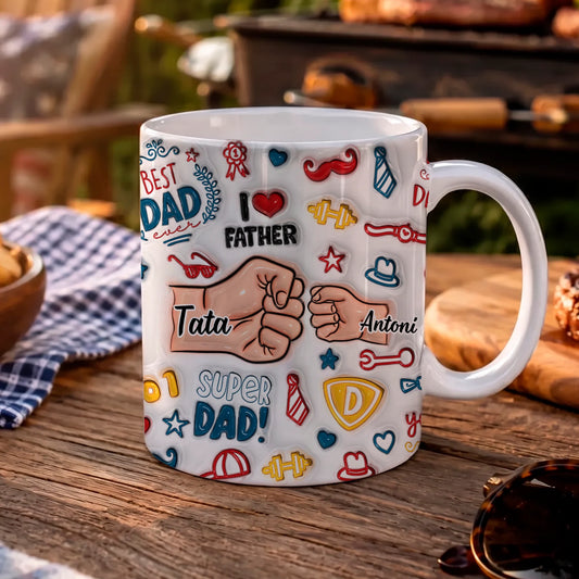 Kubek Super Tata – Efekt 3D
